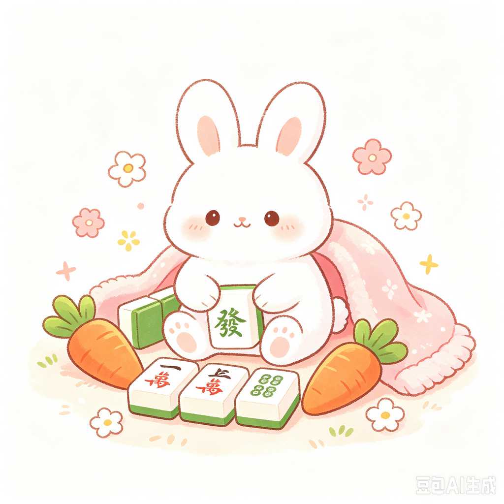 mahjong set with dice and chips